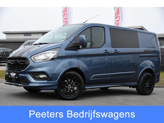 Ford TRANSIT CUSTOM 320 2.0 TDCI L1H1 Sport DC Camera, Cruise, Carplay, 170pk, 2 x Schuifdeur, Automaat, LED, Leder, Stoelverwarming, Uniek!