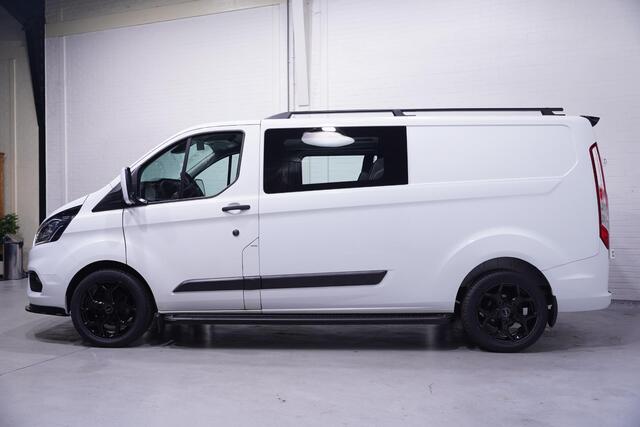Ford TRANSIT CUSTOM 2.0 TDCI 130 pk Dubbel Cabine RAPTOR Grille, Navi Camera, 18" LMV, Spoiler Pack, 6-Zits