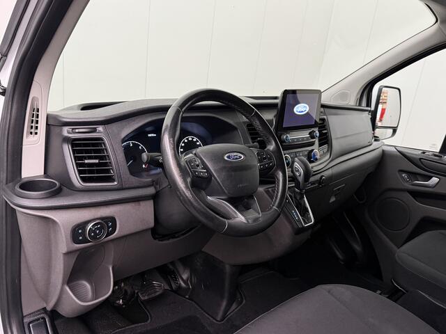 Ford TRANSIT CUSTOM 2.0TDCI 130PK Automaat L2H1 | 2xSchuifdeur | Imperiaal | Trekhaak | Gate Locks | Airco | Cruise