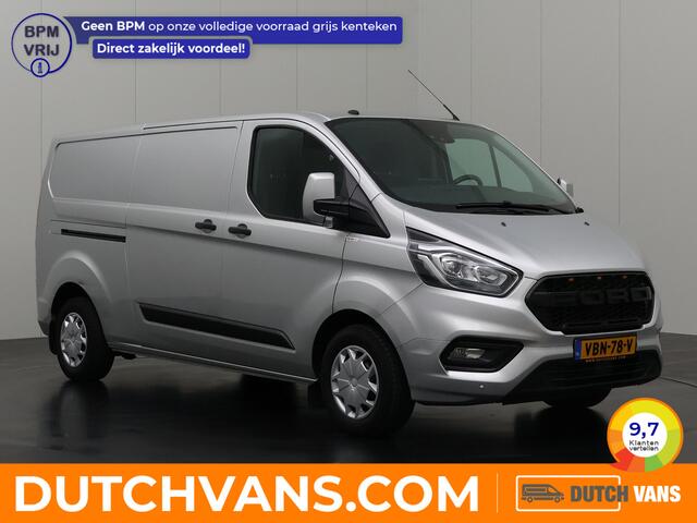 Ford TRANSIT CUSTOM 2.0TDCI 130PK Lang | Euro 6 | Navigatie | Camera | Trekhaak | Airco | Cruise | 3-Zits