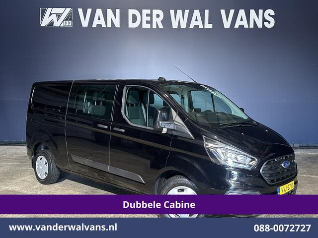 Ford TRANSIT CUSTOM 2.0 TDCI 130pk Automaat L2H1 Dubbele Cabine Euro6 Airco | 6-Zits | Navigatie | Cruisecontrol LED, Apple Carplay, Android Auto, Parkeersensoren