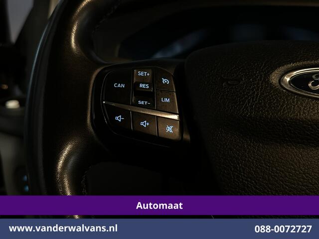 Ford TRANSIT CUSTOM 2.0 TDCI 131pk Automaat L2H1 Euro6 Airco | LED | Apple Carplay | Cruisecontrol Android Auto, Verwarmde voorruit, Parkeersensoren, Bijrijdersbank