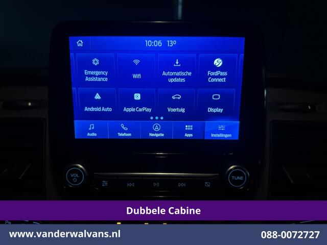 Ford TRANSIT CUSTOM 2.0 TDCI Automaat 131pk L2H1 Dubbel cabine Euro6 Airco | 6-Zits | Camera | Navigatie | Apple Carplay LED, Trekhaak, Cruisecontrol, Android Auto, Stoelverwarming, Verwarmde Voorruit, Parkeersensoren, Bijrijdersbank