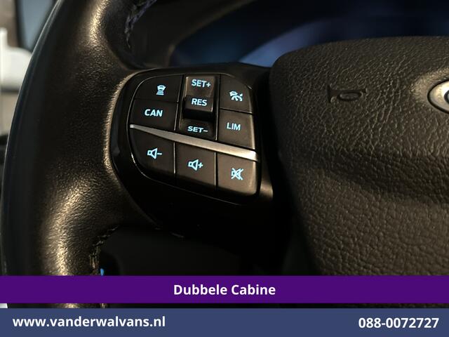 Ford TRANSIT CUSTOM 2.0 TDCI Automaat 131pk L2H1 Dubbel cabine Euro6 Airco | 6-Zits | Camera | Navigatie | Apple Carplay LED, Trekhaak, Cruisecontrol, Android Auto, Stoelverwarming, Verwarmde Voorruit, Parkeersensoren, Bijrijdersbank