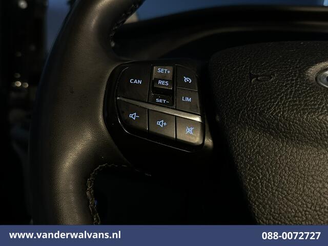 Ford TRANSIT CUSTOM 2.0 TDCI 131pk L2H1 Euro6 Airco | Camera | Navigatie | LED | Cruisecontrol Verwarmde Voorruit, Parkeersensoren, Bijrijdersbank, 2800kg trekvermogen