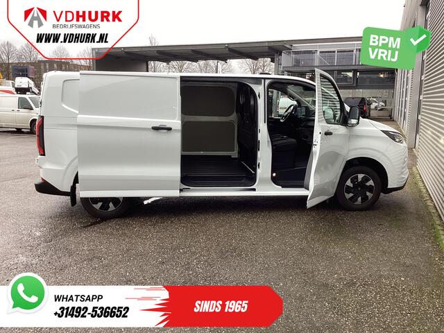 Ford TRANSIT CUSTOM E-Transit 320 L2 Trend 65 kWh 330km WLTP LED/ Standkachel/ Snellader/ 2.3t Trekverm./ Stuurverw./ Stoelverw./ Carplay/ Climate/ PDC/ Cruise