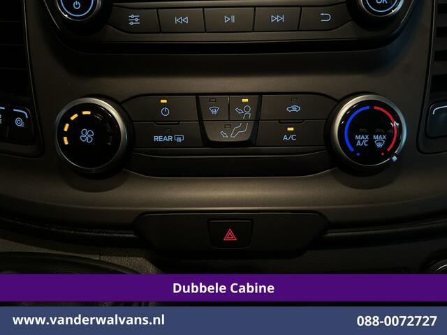 Ford TRANSIT CUSTOM 2.0 TDCI 130pk L2H1 Dubbele Cabine Euro6 Airco | 6-Zits | LED | Cruisecontrol | Parkeersensoren Achterklep