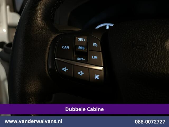 Ford TRANSIT CUSTOM 2.0 TDCI 130pk L2H1 Dubbele Cabine Euro6 Airco | 5-Zits | Imperiaal | LED | Cruisecontrol Stoelverwarming, Parkeersensoren