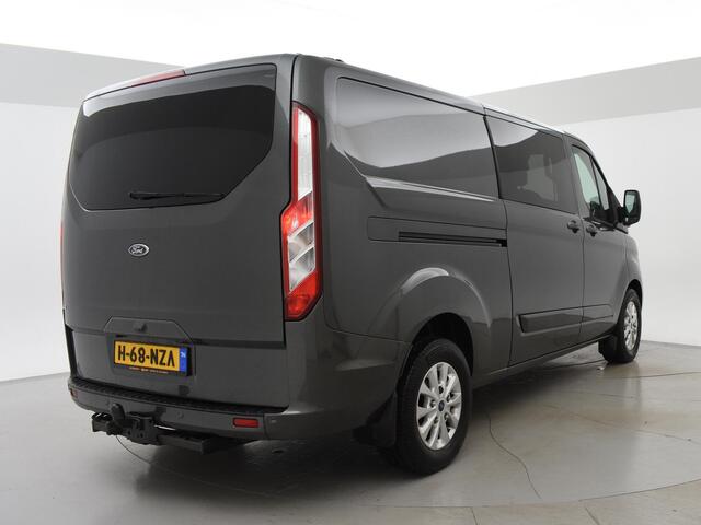 Ford TRANSIT CUSTOM 2.0 TDCI 130 PK AUT. L2H1 DUBBEL CABINE LIMITED | 2 SCHUIFDEUREN | TREKHAAK | CAMERA | STOELVERW. |