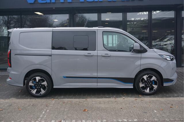 Ford TRANSIT CUSTOM 320S 2.5 PHEV Hybride 233PK DC Sport AUT BPM VRIJ!! Navi, ACC, 360° Cam, 19" LM, 2x Schuifdeur!! NR. B01*