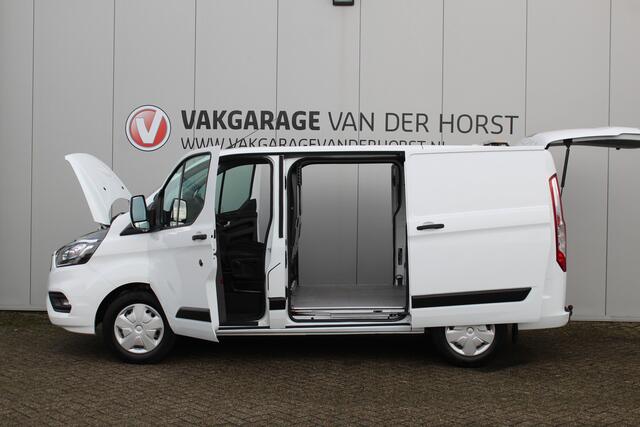 Ford TRANSIT CUSTOM 300 2.0 130PK TDCI L1H1 Trend Automaat Achterklep, Schuifdeur L+R, PDC V+A, Camera, Stoelverwarming