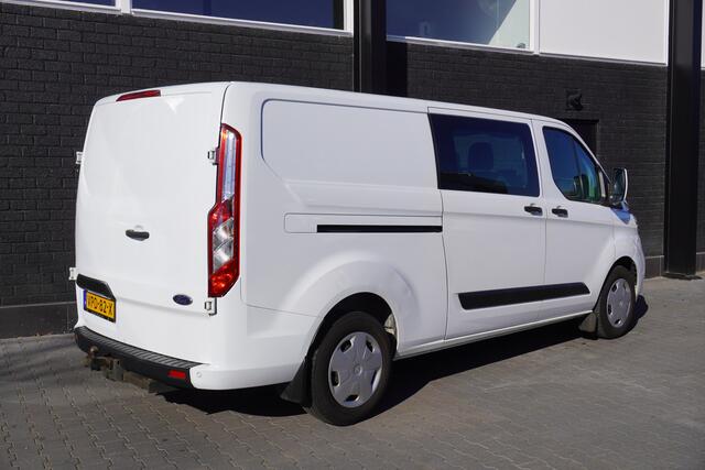 Ford TRANSIT CUSTOM 2.0 TDCI 130PK L2 Dubbele Cabine EURO 6 - Airco - Navi - Cruise - Trekhaak - ¤ 18.950,- Excl.