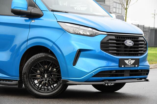 Ford TRANSIT CUSTOM 300 2.0 TDCI L2H1 Limited DC PB Edition Virtual, Cruise, Carplay, 2 x Schuifdeur, LED, 136pk, Automaat, Stuurverwarming, Stoelverwarming, Uniek!