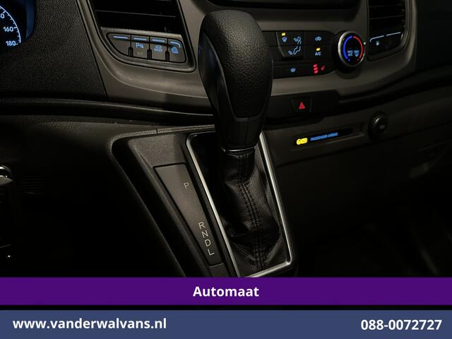 Ford TRANSIT CUSTOM 1.0 EcoBoost Hybride Automaat L1H1 9 Persoons Personenbus Euro6 Prijs INCL BTW/BPM Airco | Cruisecontrol | LED Sidebars, Verwarmde Voorruit, Stoelverwarming, Parkeersensoren, Bijrijdersbank