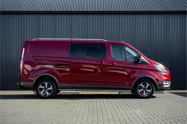 Ford TRANSIT CUSTOM 2.0 TDCI L2H1 | 170PK | Trail | DC 5-Persoons | Camera | Carplay | Lederen interieur