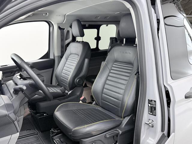Ford TRANSIT CUSTOM 320 | 2.0 TDCI | L2 H1 | TRAIL | DUBBEL CABINE | LEDEREN BEKLEDING | DUBBELE ZIJSCHUIFDEUREN | PARKEERCAMERA | DODEHOEK DETECTIE | ADAPTIEVE CRUISE | APPLE CARPLAY / ANDROID AUTO | STOELVERWARMING | STUURWIELVERWARMING