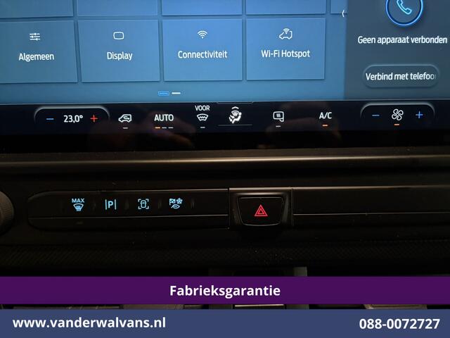 Ford TRANSIT CUSTOM 2.0 TDCI 136pk L2H1 Fabrieksgarantie Euro6 Airco | Camera | Apple Carplay | LED Cruisecontrol, Android Auto, Verwarmde Voorruit, Parkeersensoren, Bijrijdersbank