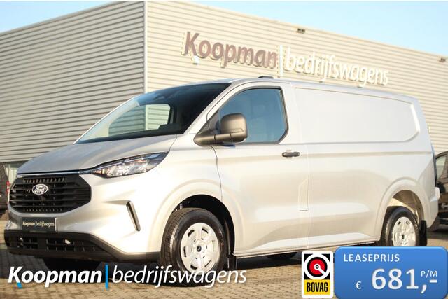 Ford TRANSIT CUSTOM E-Transit 320 L1H1 Trend | 65kWh | 160kW/218pk | Trekgewicht 2300kg | Camera | Carplay/Android | Cruise | Lease 681,- p/m