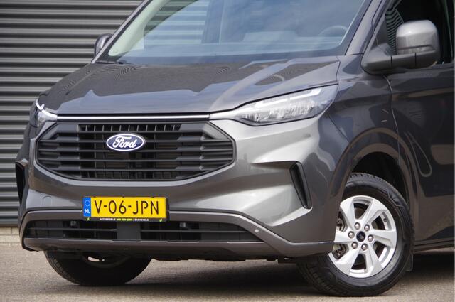 Ford TRANSIT CUSTOM 300 2.0 TDCI L2 Limited DC-5P, LED, KEYLESS, STOELVERWARMING, VOORRUIT VERWARMING, CAMERA, NAVI, CRUISE, LEDER MF STUUR, DUBBEL CABINE