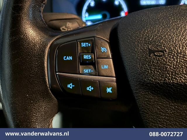 Ford TRANSIT CUSTOM 2.0 TDCI 130pk L1H1 Euro6 Airco | LED | 2500kg Trekhaak | Cruisecontrol | Verwarmde voorruit Parkeersensoren, Bijrijdersbank