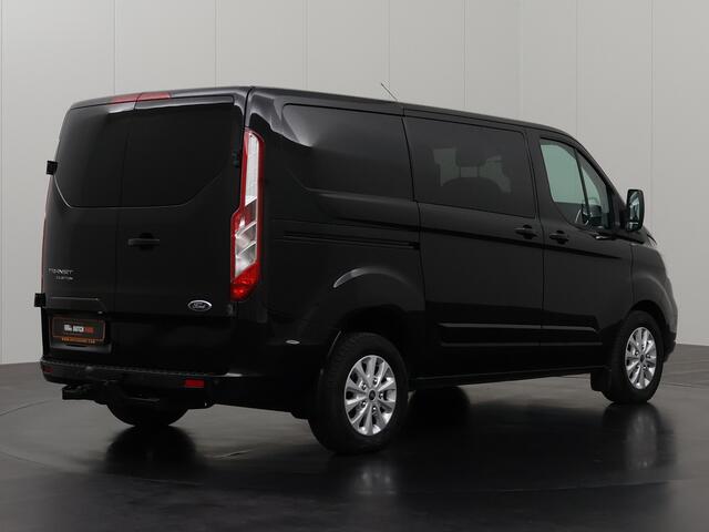 Ford TRANSIT CUSTOM 2.0TDCi 130PK Automaat Limited Dubbele Cabine | 2xSchuifdeur | Navigatie | Camera | Multimedia | Airco | Cruise | Trekhaak