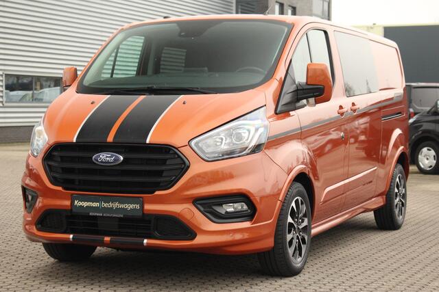 Ford TRANSIT CUSTOM 320 2.0TDCI 185pk L2H1 Sport | DC | Automaat | Trekhaak | Camera | Carplay/Android | Lease 537,- p/m