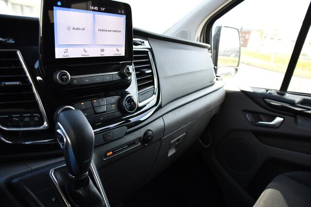 Ford TRANSIT CUSTOM 300 2.0 TDCI L2H1 Limited DC PB Edition Camera, Cruise, Carplay, 170pk, 2 x Schuifdeur, LED, Automaat, Stoelverwarming, Sensoren, Uniek!