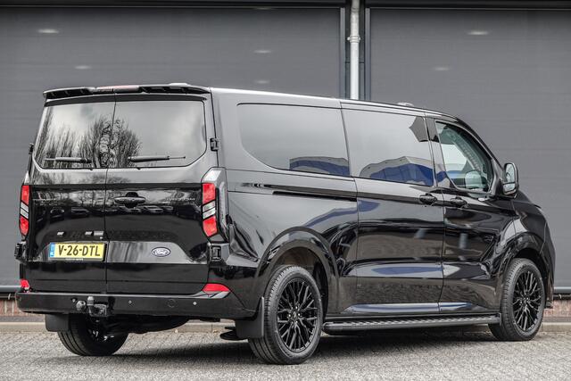 Ford TRANSIT CUSTOM L2H1 Dubbel Cabine 2.0Tdci 170Pk Aut. | Limited | Achteruitrijcamera | 2xSchuifdeur | Spoilerpack | 19'' | Agate Black