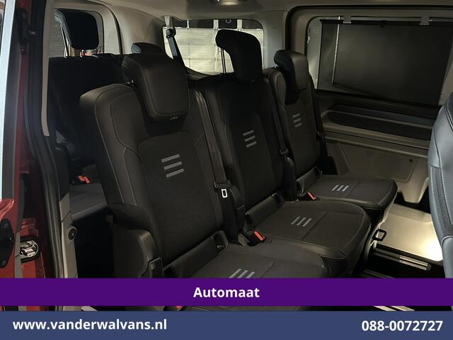 Ford TRANSIT CUSTOM 2.5 PHEV Automaat Personenbus 8-Zits L1H1 Euro6 Airco | 2x zijdeur | Camera | Navigatie | Apple Carplay Android Auto, LED, Adaptieve Cruisecontrol, Parkeersensoren, Automatische Trekhaak, LM Velgen, Verwarmde voorruit, Stoelverwarming, Elektrisch verstelb