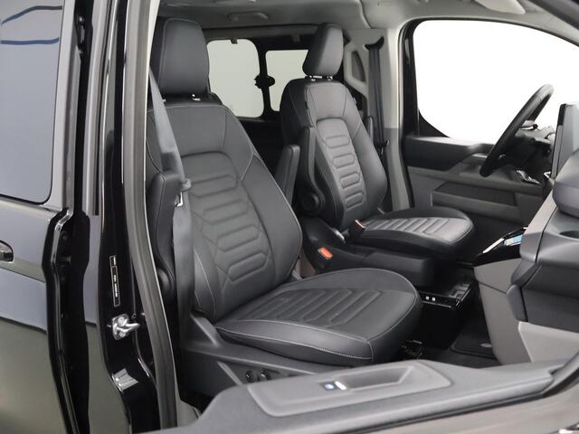 Ford TRANSIT CUSTOM TOURNEO | 320 2.0 TDCI | L2 H1 | 170 PK | TITANIUM X | 360 CAMERA | ADAPTIVE CRUISE | STOELVERWARMING | LEDER | STUURWIELVERWARMING | NAVIGATIE | CLIMATE CONTROL | BLIND-SPOT | 2500 KG AHW TREKHAAK | 19" LICHTMETALEN VELGEN