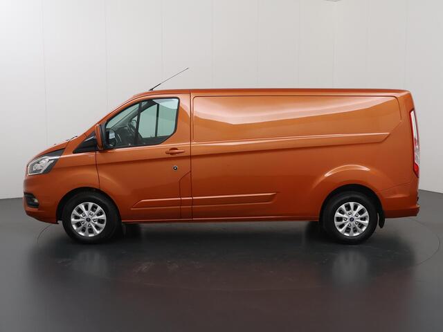 Ford TRANSIT CUSTOM 300 | 2.0 TDCI | AUT. | L2 H1 | LIMITED | NL AUTO | DEALER ONDERHOUDEN | STOELVERWARMING | CRUISE CONTROL | AIRCO | PARKEERSENSOREN | METALLIC | ORANGE GLOW