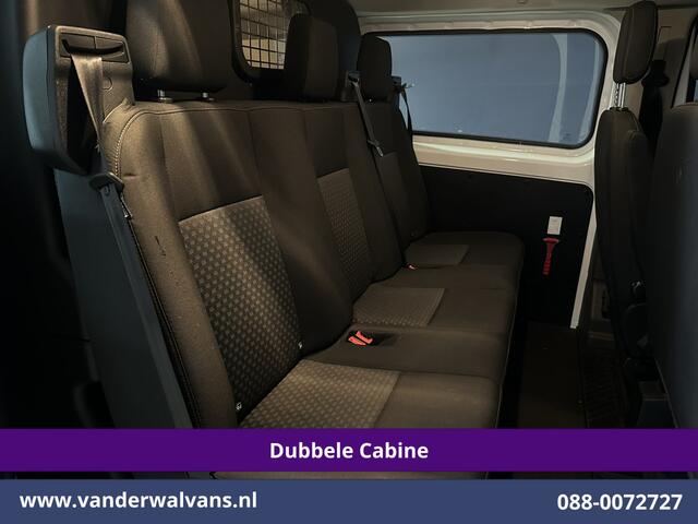 Ford TRANSIT CUSTOM 2.0 TDCI L2H1 Dubbele Cabine Inrichting Euro6 Airco | 6-Zits | Camera | LED | Apple Carplay | 2750kg Trekhaak Android Auto, Cruisecontrol, Verwarmde voorruit, Parkeersensoren