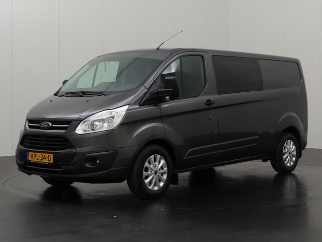 Ford TRANSIT CUSTOM 2.0TDCI 130PK Lang Dubbele Cabine | 6-Persoons | Achterdeuren | Airco | Cruise | Trekhaak