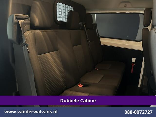 Ford TRANSIT CUSTOM 2.0 TDCI 131pk L2H1 Dubbele Cabine Euro6 Airco | 5-Zits | Navigatie | Cruisecontrol | LED | 2800kg Trekhaak Stoelverwarming, Parkeersensoren, Achterklep