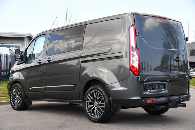 Ford TRANSIT CUSTOM 320 2.0 TDCI L1H1 Limited DC PB Edition MARGE! Adaptieve Cruise, Camera, Carplay, 2 x Schuifdeur, 170pk, Automaat, Stoelverwarming, Uniek!