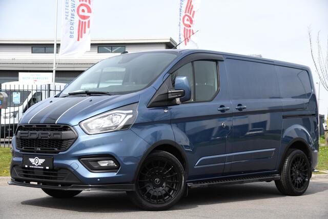 Ford TRANSIT CUSTOM 2.0 TDCI L1H1 Sport Edition Camera, Cruise, Carplay, 130pk, Sensoren, Trekhaak, Leder, LED, 2 x Schuifdeur, Stoelverwarming, Uniek!