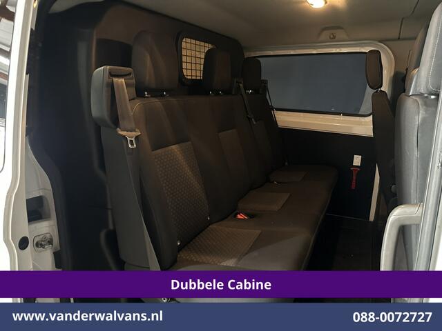 Ford TRANSIT CUSTOM 2.0 TDCI 131pk L2H1 Dubbele Cabine Euro6 Airco | 6-Zits | Cruisecontrol | 2550kg Trekhaak Verwarmde voorruit, Parkeersensoren