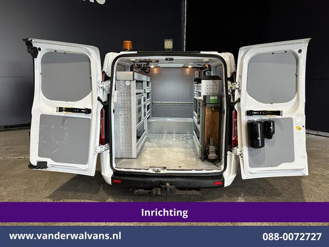 Ford TRANSIT CUSTOM 2.0 TDCI 130pk L2H1 Inrichting Euro6 Airco | Camera | LED | Apple Carplay | 2800kg Trekhaak | Cruisecontrol Android Auto, Verwarmde voorruit, Stoelverwarming, Parkeersensoren