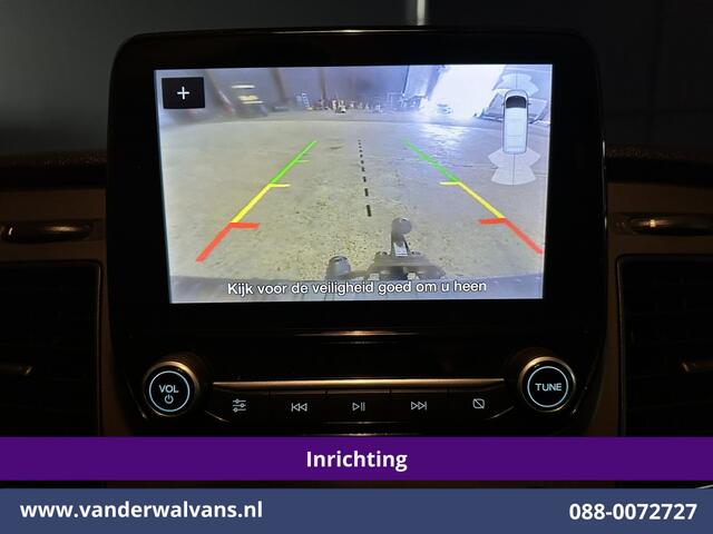 Ford TRANSIT CUSTOM 2.0 TDCI 130pk L2H1 Inrichting Euro6 Airco | Camera | LED | Apple Carplay | 2800kg Trekhaak | Cruisecontrol Android Auto, Verwarmde voorruit, Stoelverwarming, Parkeersensoren