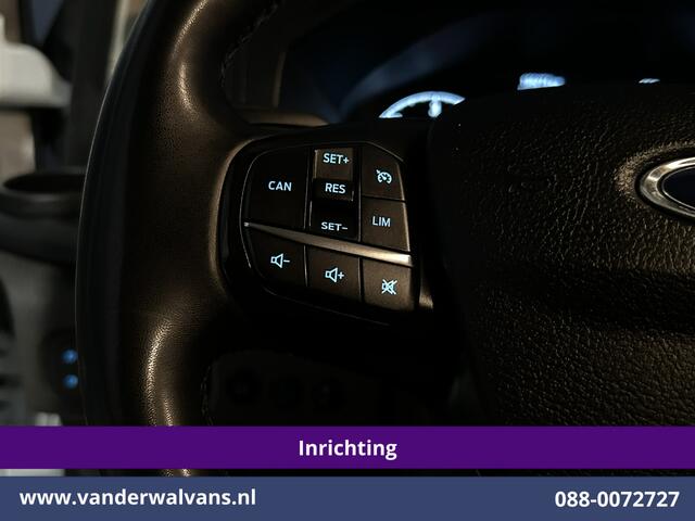 Ford TRANSIT CUSTOM 2.0 TDCI 130pk L2H1 Inrichting Euro6 Airco | Camera | LED | Apple Carplay | 2800kg Trekhaak | Cruisecontrol Android Auto, Verwarmde voorruit, Stoelverwarming, Parkeersensoren