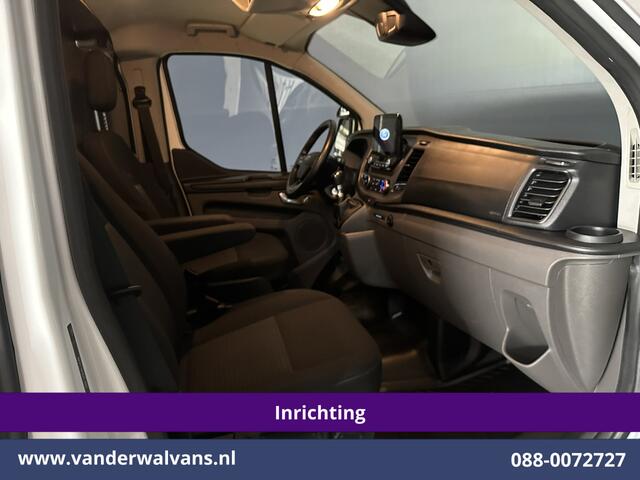 Ford TRANSIT CUSTOM 2.0 TDCI 130pk L2H1 Inrichting Euro6 Airco | Camera | LED | Apple Carplay | 2800kg Trekhaak | Cruisecontrol Android Auto, Verwarmde voorruit, Stoelverwarming, Parkeersensoren