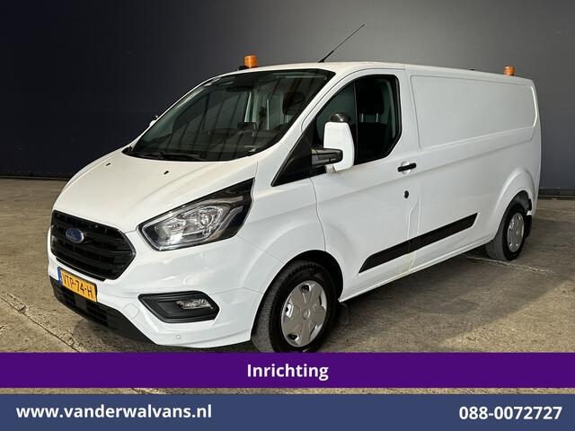 Ford TRANSIT CUSTOM 2.0 TDCI 130pk L2H1 Inrichting Euro6 Airco | Camera | LED | Apple Carplay | 2800kg Trekhaak | Cruisecontrol Android Auto, Verwarmde voorruit, Stoelverwarming, Parkeersensoren
