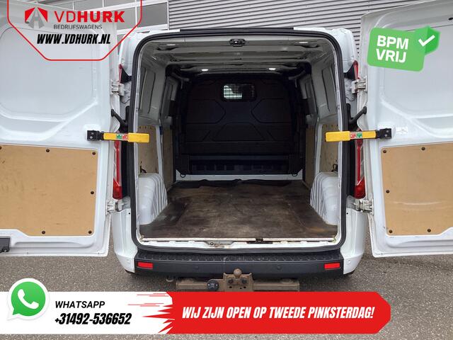 Ford TRANSIT CUSTOM 2.0 TDCI 130 pk Aut. L2 2x Schuifdeur/ Standkachel/ Stoelverw./ Carplay/ Airco/ Cruise/ PDC/ DAB/ Trekhaak