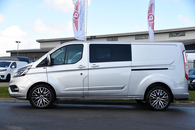 Ford TRANSIT CUSTOM 300 2.0 TDCI L2H1 Limited DC Adaptieve Cruise, Camera, Xenon, Leder, 170pk, Stoelverwarming, Multimedia, 2 x Schuifdeur, Uniek!