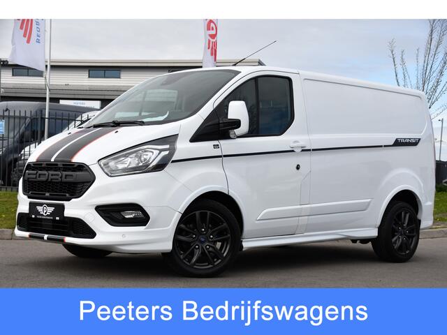 Ford TRANSIT CUSTOM 290 2.0 TDCI L1H1 Sport Camera, Cruise, LED, Leder, Stoelverwarming, 170pk, Automaat, Trekhaak, Voorruit verwarming, Uniek!