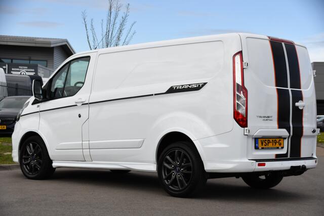 Ford TRANSIT CUSTOM 290 2.0 TDCI L1H1 Sport Camera, Cruise, LED, Leder, Stoelverwarming, 170pk, Automaat, Trekhaak, Voorruit verwarming, Uniek!
