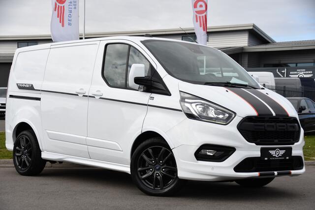 Ford TRANSIT CUSTOM 290 2.0 TDCI L1H1 Sport Camera, Cruise, LED, Leder, Stoelverwarming, 170pk, Automaat, Trekhaak, Voorruit verwarming, Uniek!