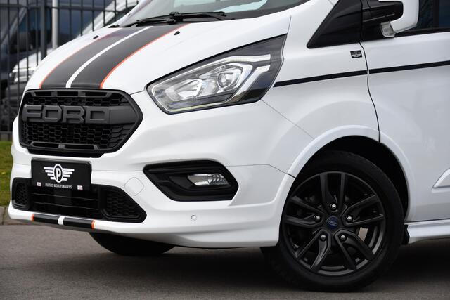 Ford TRANSIT CUSTOM 290 2.0 TDCI L1H1 Sport Camera, Cruise, LED, Leder, Stoelverwarming, 170pk, Automaat, Trekhaak, Voorruit verwarming, Uniek!