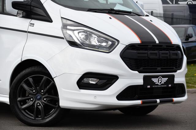 Ford TRANSIT CUSTOM 290 2.0 TDCI L1H1 Sport Camera, Cruise, LED, Leder, Stoelverwarming, 170pk, Automaat, Trekhaak, Voorruit verwarming, Uniek!