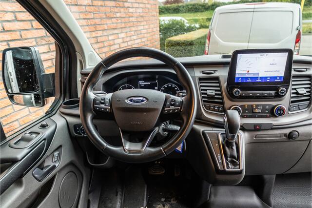 Ford TRANSIT CUSTOM 320 2.0 TDCI 170 PK L2H1 DC | Dubbel Cabine | CarPlay | Camera | Navigatie | PDC V+A | Cruise control | Nieuwe APK | Dealer onderhouden | Euro 6 | BPM Vrij